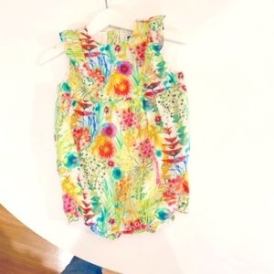 Janie and Jack Baby Floral Romper
